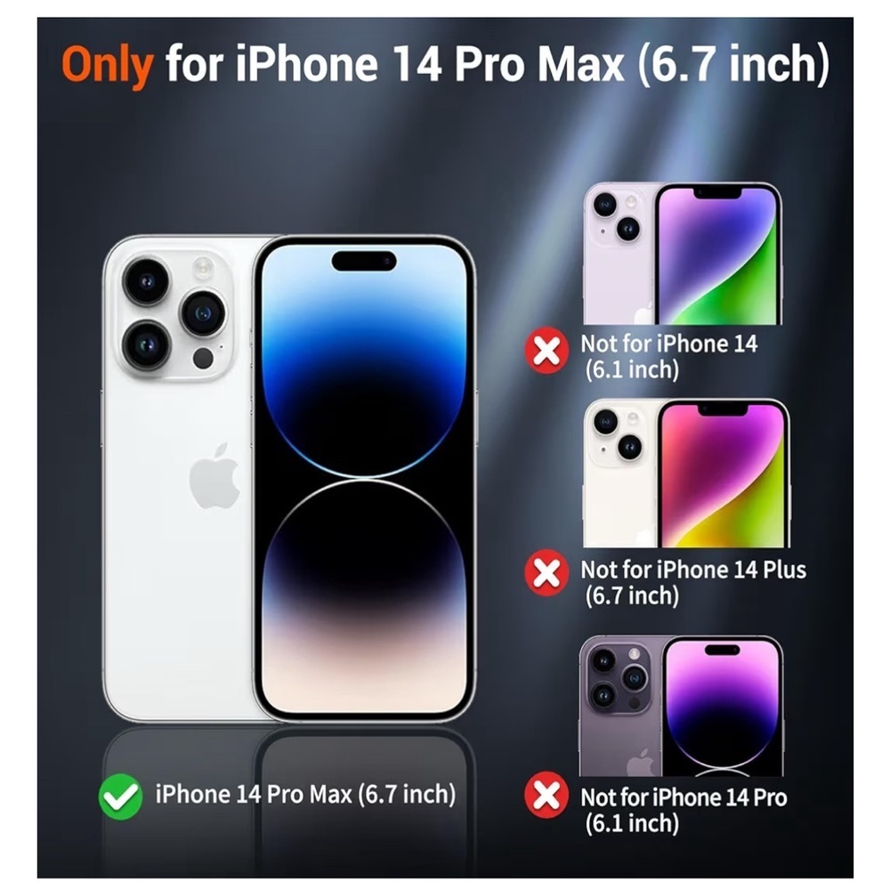 Magnetic for iPhone 14 Pro Max Case (Compatible with MagSafe) - Picture 2 of 3